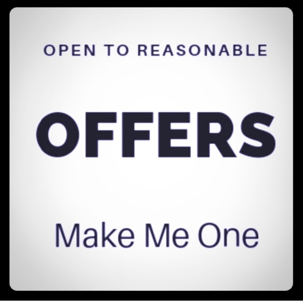 Send reasonable offers
